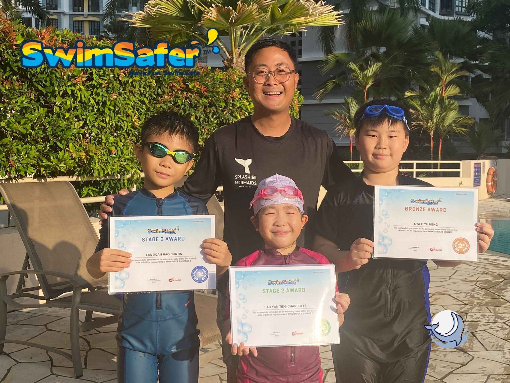 HydroSplash Swimming Academy About SwimSafer Stage 1 Singapore