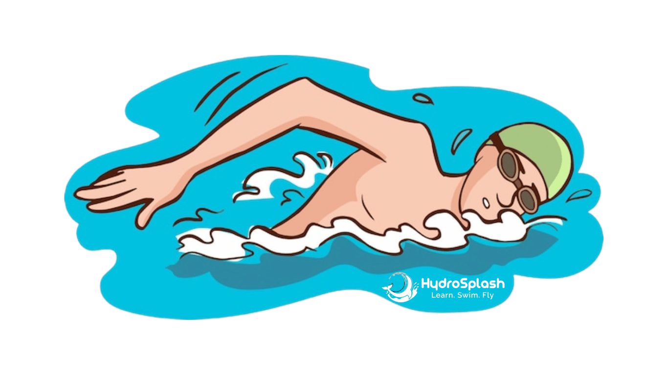 Private intensive swimming lesson at condominium pool