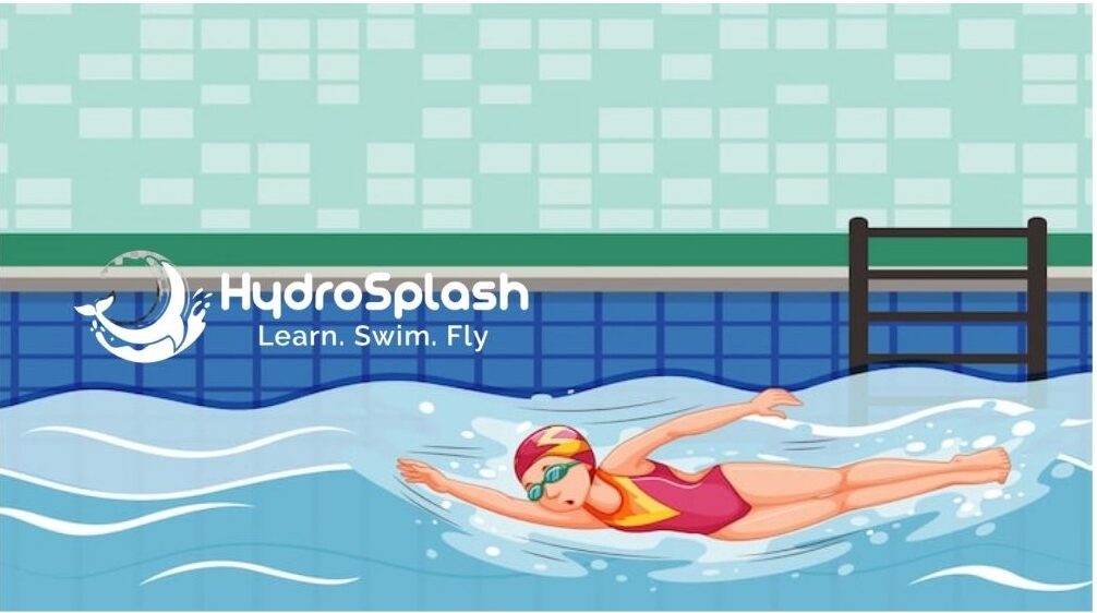 Swimming Coach Helping Swimmer Improve Stroke Coordination