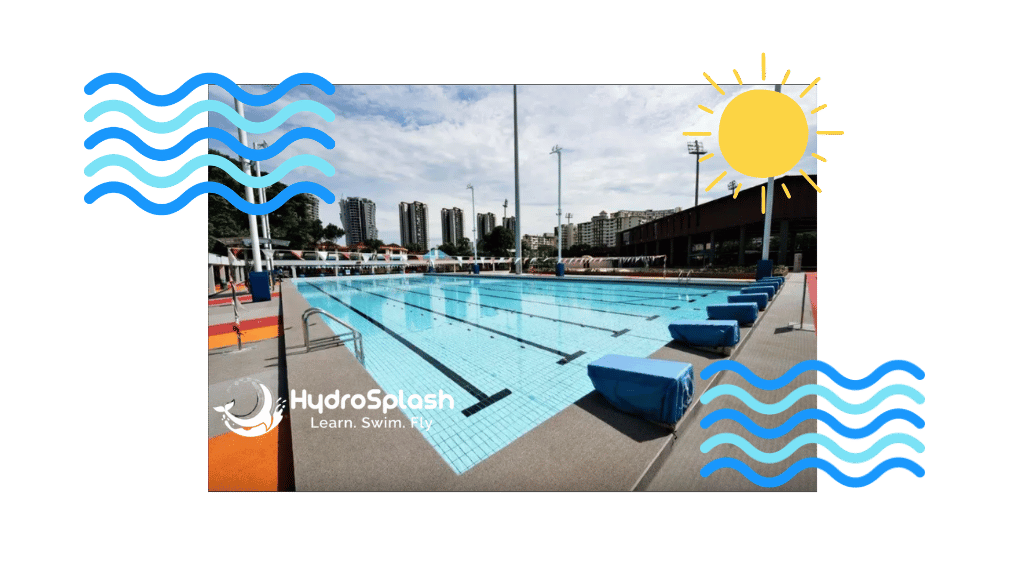 ActiveSG public swimming pool in Singapore with lap lanes
