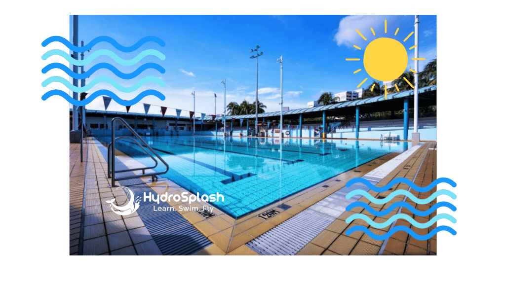 Adult swimming lesson in Serangoon with a HydroSplash coach