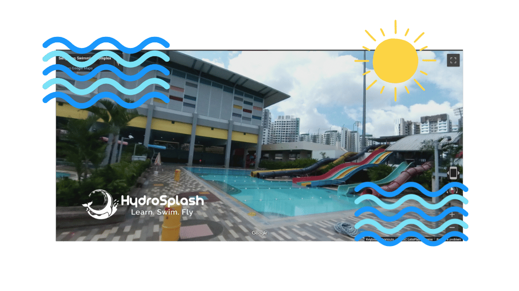 HydroSplash coach conducting a lesson at Sengkang Swimming Complex