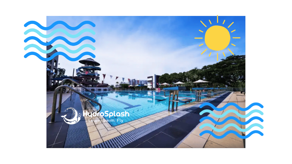 Jurong East Swimming Complex wave pool and lazy river
