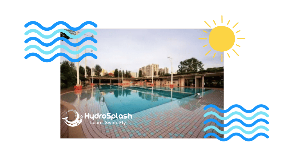 Jurong Lake Gardens Pool competition, teaching and wading pools in a garden setting